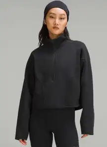 Lululemon Mixed Fabric Half-Zip Pullover