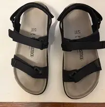 Birkenstock Black Leather Sandals