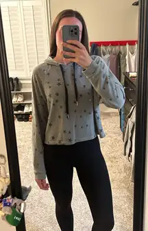 Star Cropped Hoodie