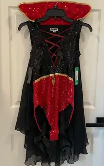 NWT Tipsy Elves Sexy Vampire Costume SOLD OUT Halloween Sequins Ringmaster