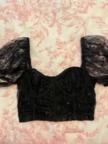 Black Lace Top