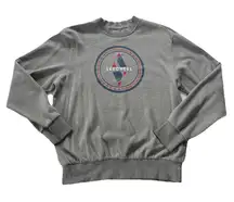 Skechers Logo Womens Crewneck Sweatshirt M Streetwear Athleisure Casual Lounge