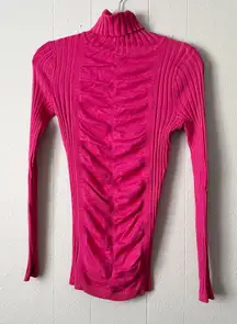 It's Our Time Turtleneck Sweater Small Y2K Early 2000s Barbiecore Girly Preppy