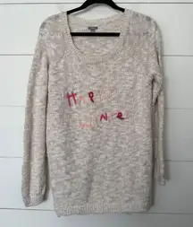 Aerie Women’s Large Happy Winter Sweatshirt