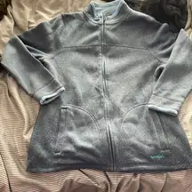 Weird Fish women’s blue full zip 14