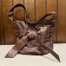 Kooba Brown Leather Shoulder Bag
