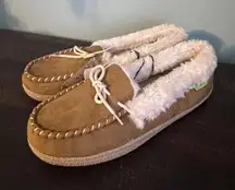 Western Chief Chestnut Elaine Moccasins Easy Slip Slipper Women's 9 NWT