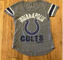 Indianapolis colts women’s v neck tee size small
