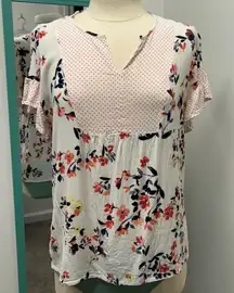 Floral Print Women's Top