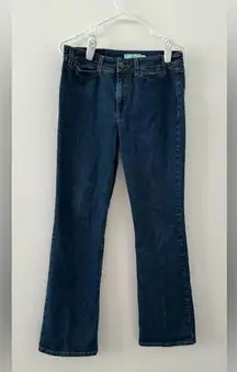 Vintage 90s y2k Area Jeans Bootcut Back Flap Pockets Slit Front Pocket Size 10