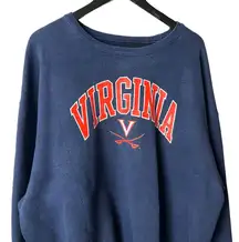 Vintage University of Virginia Navy Blue Crewneck Sweatshirt XL Unisex Fit