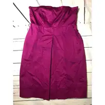 Strapless fuschia Night Out Size 8 Dress from New York & Co