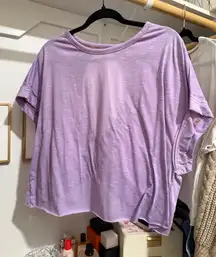 Purple key hole top