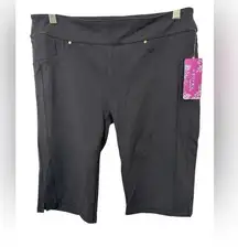 NWT Women's SOYBU  power bermuda athletic shorts Compression Body Sculpting