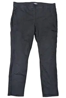 NYDJ Pants Womens Plus 14 1X Black Skinny Jeans Pull On Jeggings Lift Tuck Tummy