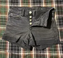 Black American Eagle Shorts Denim Stretch