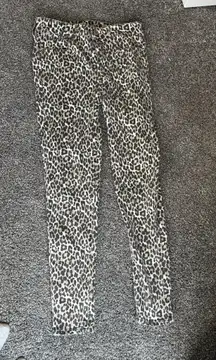 American Eagle Leopard Print Jeans