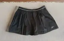 Nike Women's Dri Fit‎ Black Stretch Athletic Skort Medium 8 Tennis Pickleball