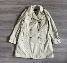 Banana Republic  Trench pea coat size small Tan brown  rain jacket