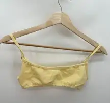 Danielle Bernstein WeWoreWhat Yellow Bralette Women's Size X-Small XS