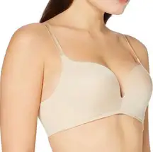 Maidenform Wireless Push-Up Bra, Wirefree Bra with Demi Plunge, Convertible Bra