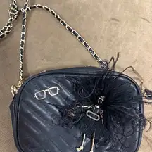 Chic Black Quilted Crossbody Bag