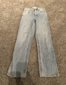 Denim Forum Women's the Arlo High Rise Straight 28L Jeans W25