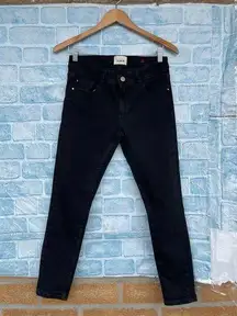 Sezane black cropped jeans size 28