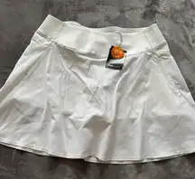Puma‎ Women's solid Woven skirt tennis White Skort size 2XL NWT