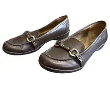 Kenneth Cole Reaction Brown Ace Of Spades Loafer Size 8