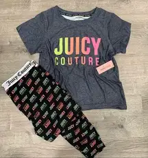 *NWT Juicy Couture 2 Pice Pajama Set Loungewear Sleepwear