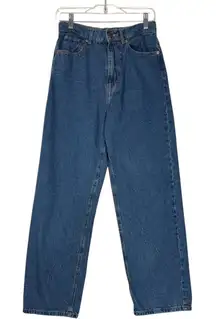 BDG Womens High Rise Straight Leg  Jeans Sz 26 Blue Denim Urban Outfitters Loose