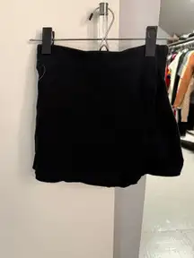 Dry Goods Black Mini Skort