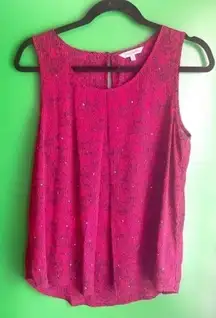 CLEARANCE! Juicy Couture Sleeveless Blouse Top Shirt Size‎  Medium EUC!