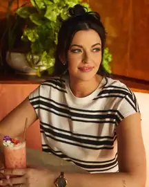 Abercrombie x Tia Booth Stripped T-shirt Dress