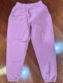 SET Active Sweatpants Pink 100% Cotton Size XL