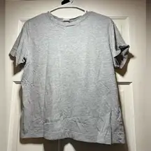 H&M  basics grey short sleeve