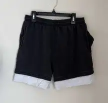 Vintage 2020 Drawstring Sweat Shorts , Size Large