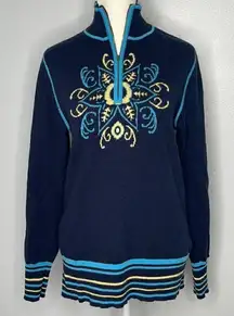 Cabela’s wool/nylon turtleneck sweater.  1/4 Zip.  Size Small.