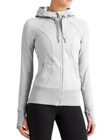 Athleta Strength Hoodie in Grey Size Medium