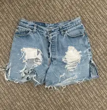 Distressed Levi’s Shorts