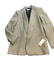bar III Plaid Blazer Created for Macys‎ Womens Career Jacket Size S new