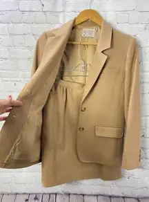 pendleton blazer with skirt set