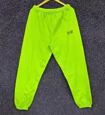 Charli-XCX brat Album Electro-Synth Dance Club Pop Joggers L