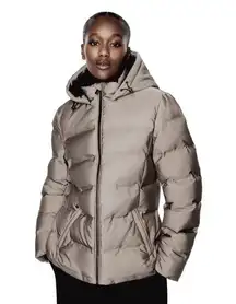 NWT NWT ZARA WATER AND WIND PROTECTION SHORT QUILTED ANORAK SIZE MEDIUM