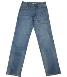 NEW‎ Wrangler Sunset Mid Rise Straight Leg Blue Jeans Womens 27x31 Western Denim