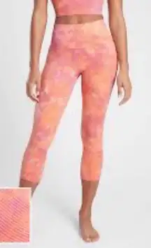 Athleta Salutation Stash Pocket II Textured Legging Island Coral