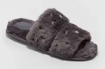 NWT - Stars Above‎ - Women's Vienna Rhinestone Embellished Slide Slippers