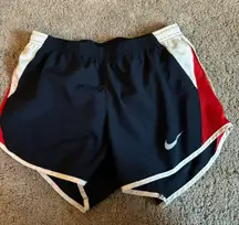 athletic Shorts red white and blue