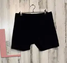 Baleaf Black Biker High Waist Stretchy Activewear shorts SIZE XL